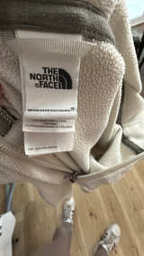 The North Face Women's Full Zip Fleece Hoodie - Ivory White - Image 3