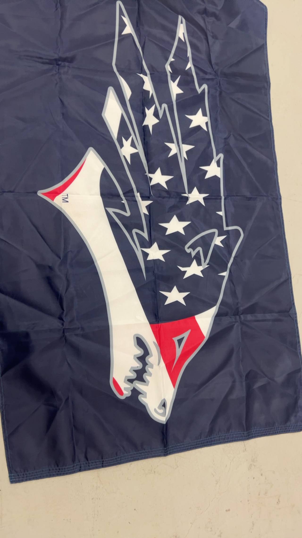New England Patriots Americana Horizontal Flag