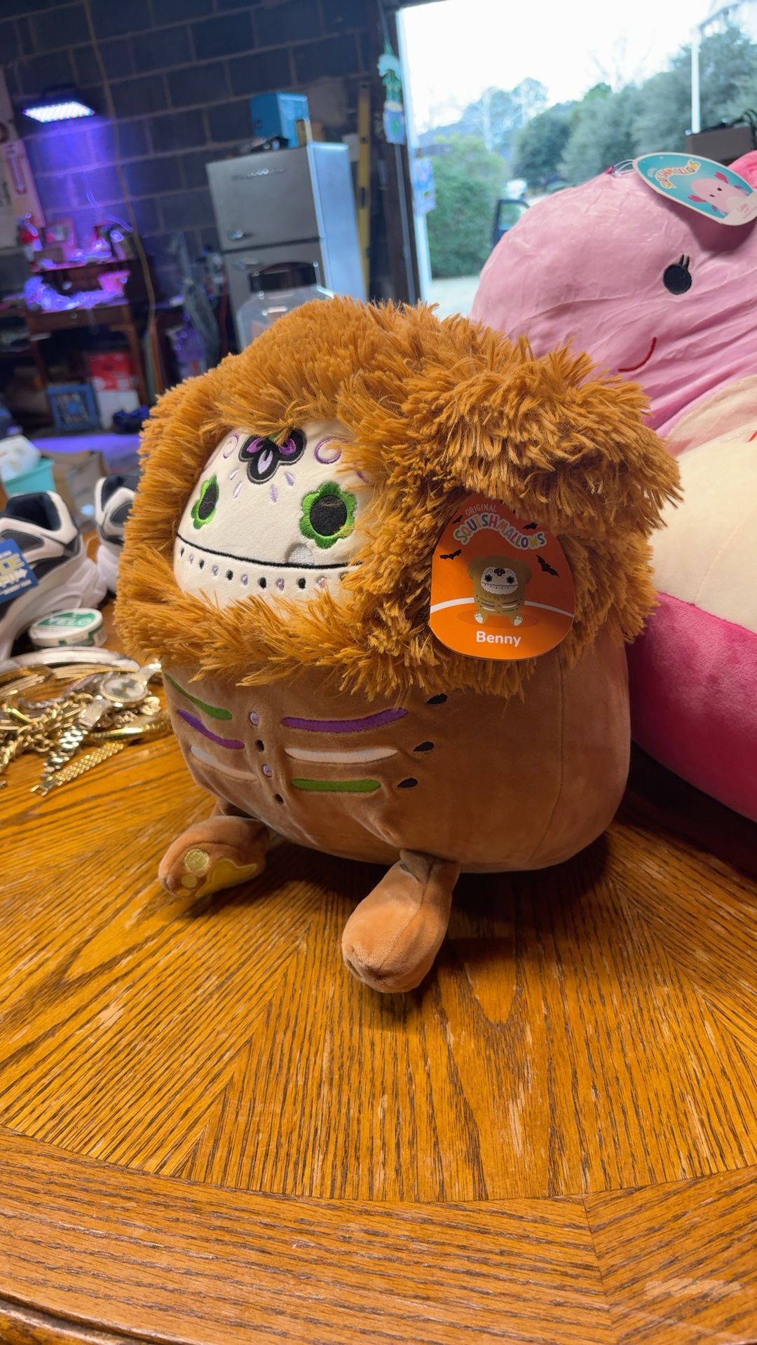 Squishmallows Benny the Bigfoot Day of the Dead 12-inch Plush