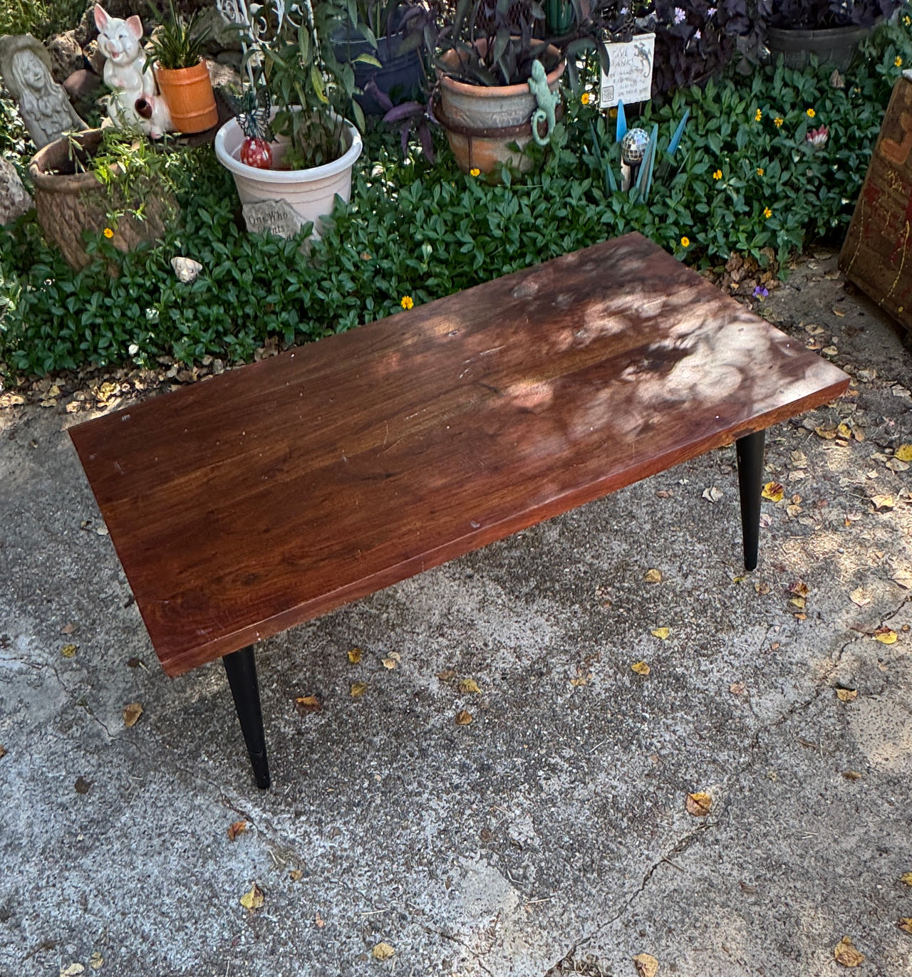 Mid-Century Modern Wood Coffee Table