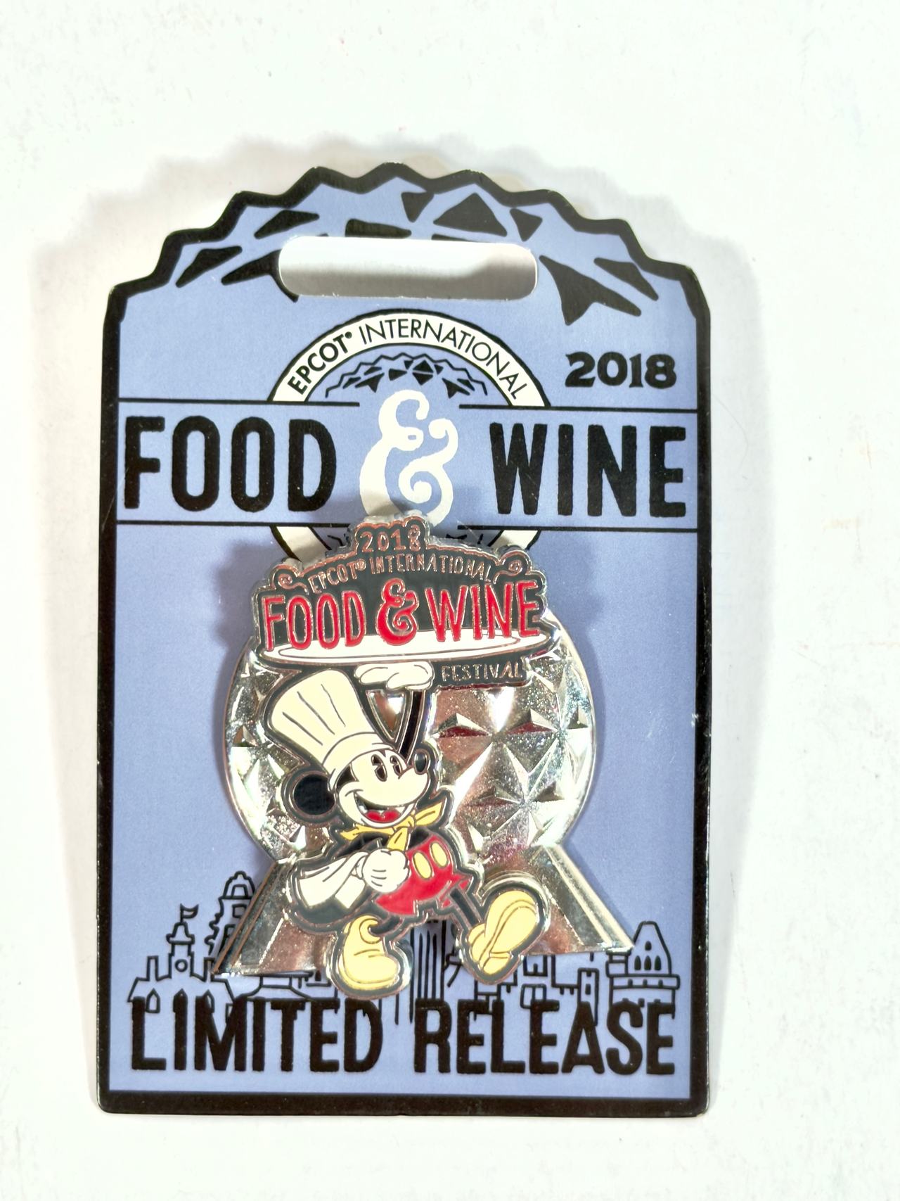 Disney 2018 Epcot Food & Wine Festival Chef Mickey Pin