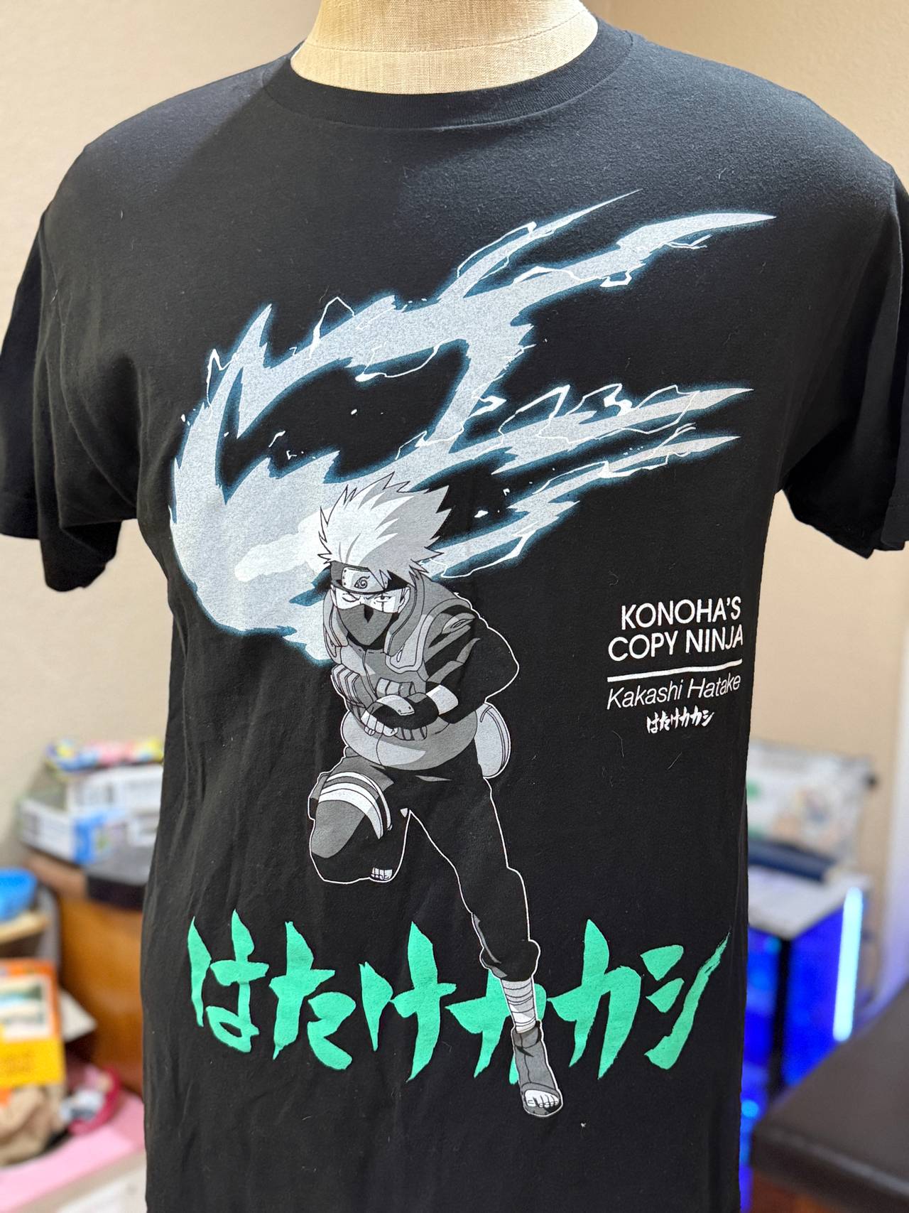 Naruto Shippuden Kakashi Hatake Copy Ninja Graphic T-Shirt