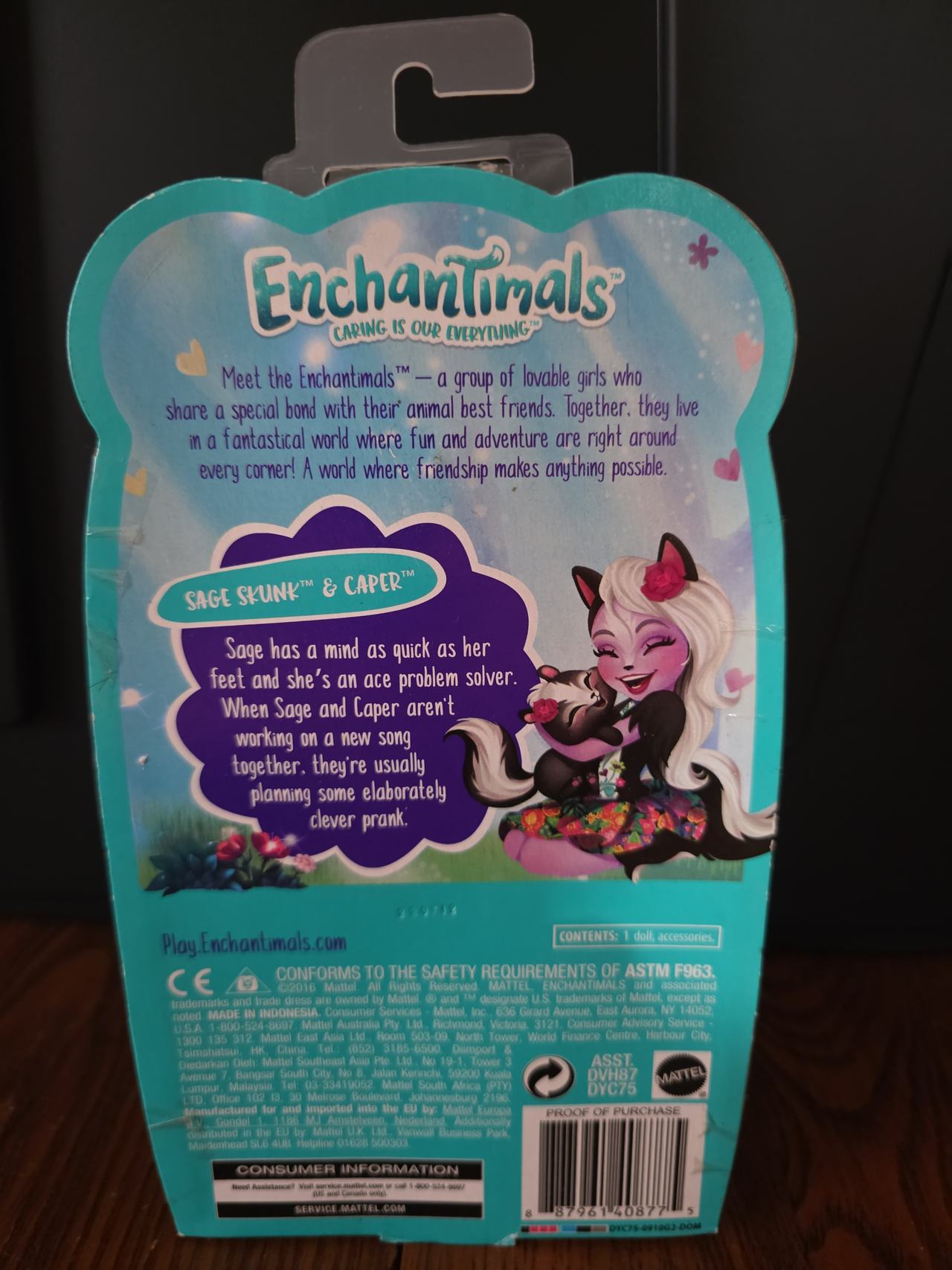 Enchantimals Sage Skunk & Caper Doll Set
