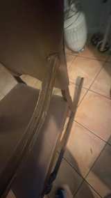 Vintage Upholstered Wooden Rocking Chair - Image 4