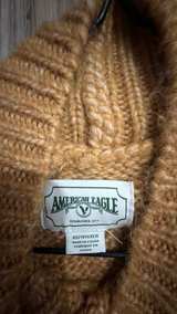 American Eagle XS Cable Knit Mock Neck Sweater - Image 2