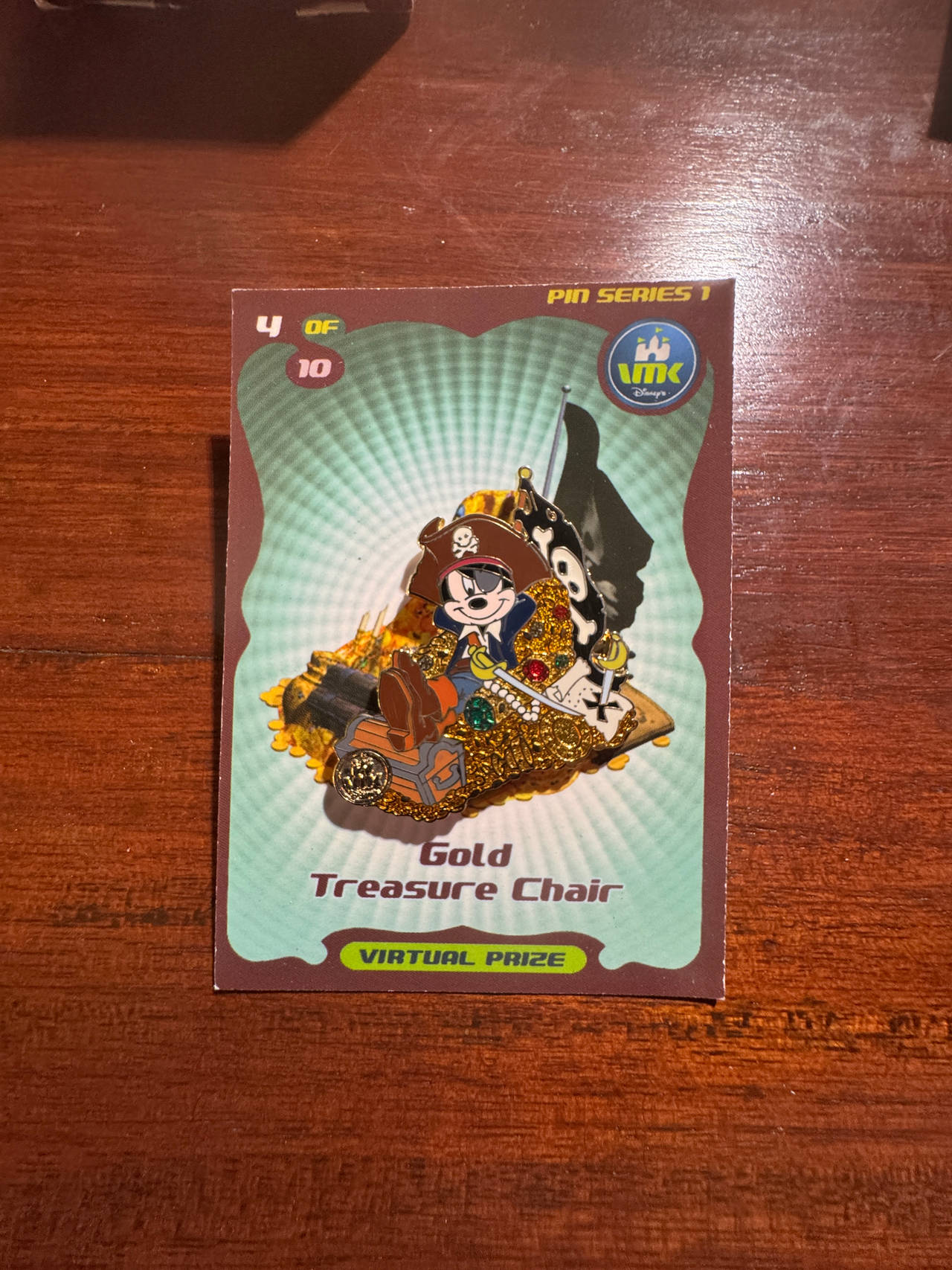 VMK Gold Treasure Chair Pin