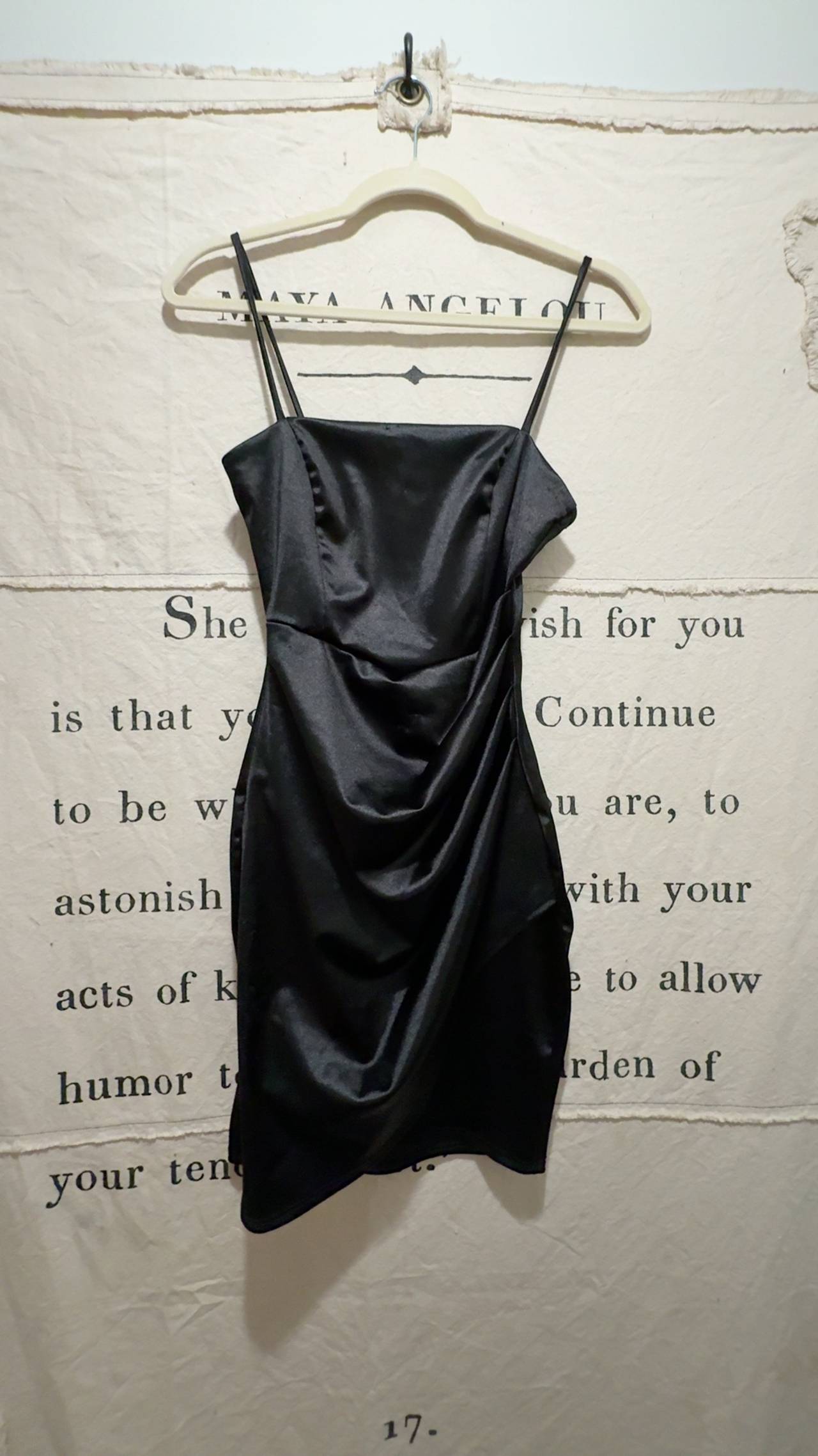 Windsor Stretch Satin Mini Dress