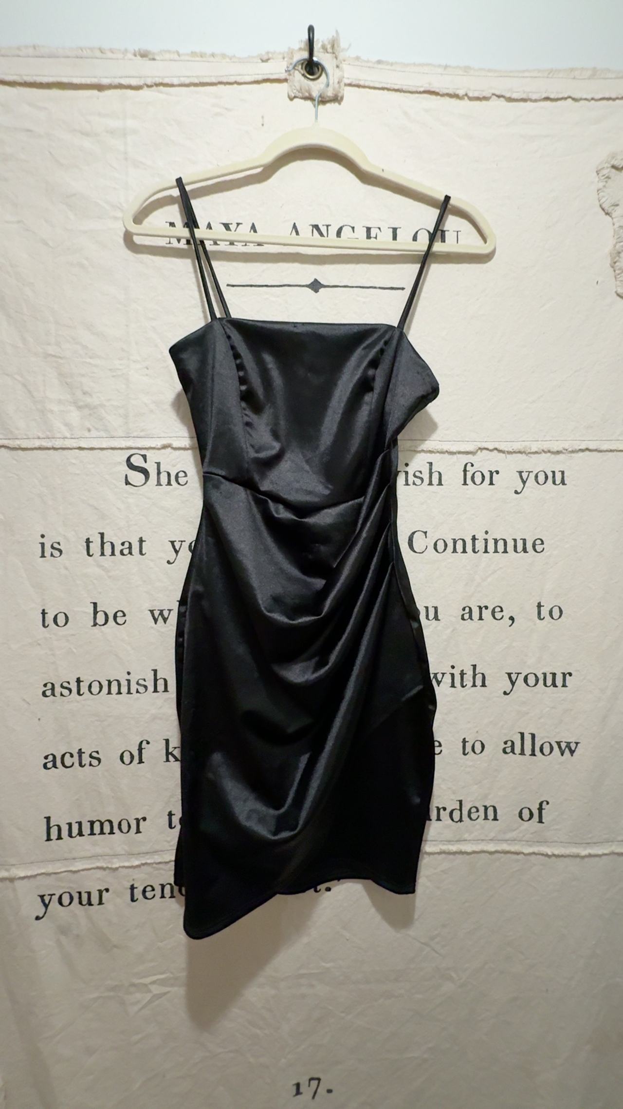 Windsor Stretch Satin Mini Dress