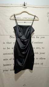 Windsor Stretch Satin Mini Dress - Image 1