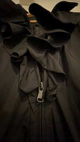 Ralph Lauren Black Ruffle Jacket Small Women’s Ladies S - Image 4