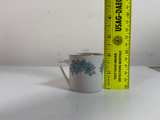 Vintage Blue Floral Demitasse Cups - Image 4