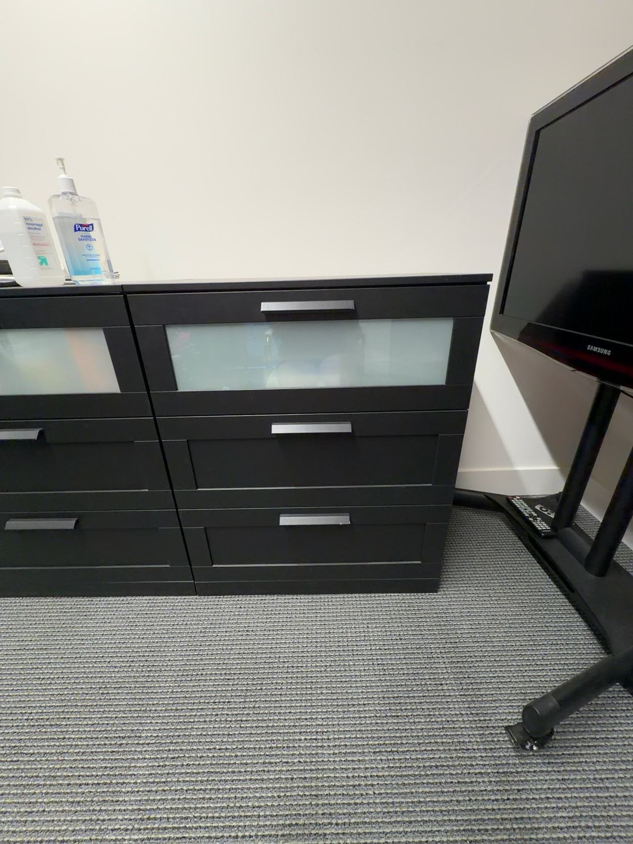 IKEA Brimnes 3-Drawer Chest Black