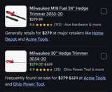 Milwaukee M18 FUEL Hedge Trimmer and String Trimmer Set (Tools Only) - Image 2