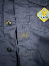 Vintage Cub Scout Shirt BSA Huntington Council Connecticut Bobcat Patch - Image 2