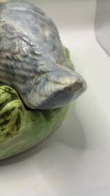 Ceramic Duck Figurine with Corn Base - Image 3