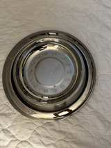 4 Stainless Steel Round Serving Tray Set - Image 2