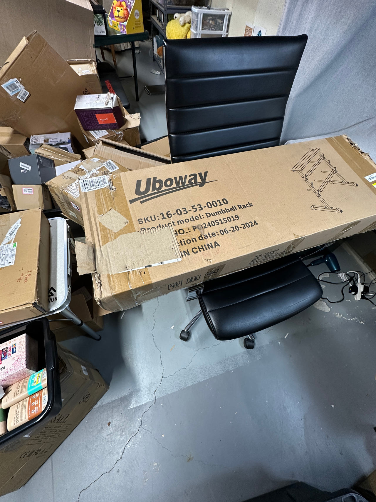 Uboway 3-Tier Dumbbell Rack