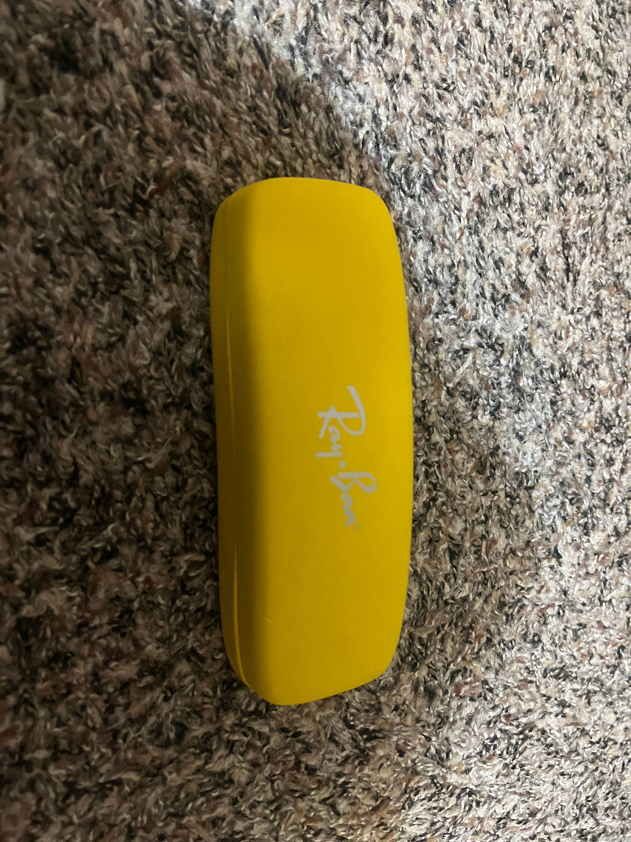 Ray-Ban Yellow Hard Shell Glasses Case