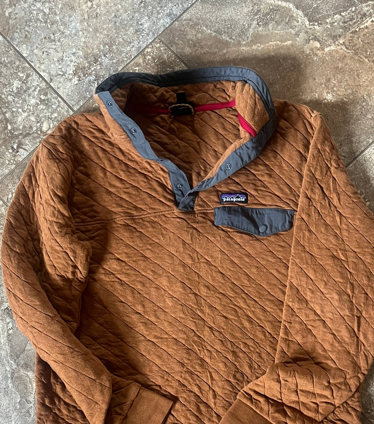 Patagonia Men's Cotton Quilt Snap-T Pullover xl great condition!!