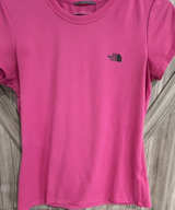 The North Face Women's Short Sleeve T-Shirt Pink Medium - Image 1