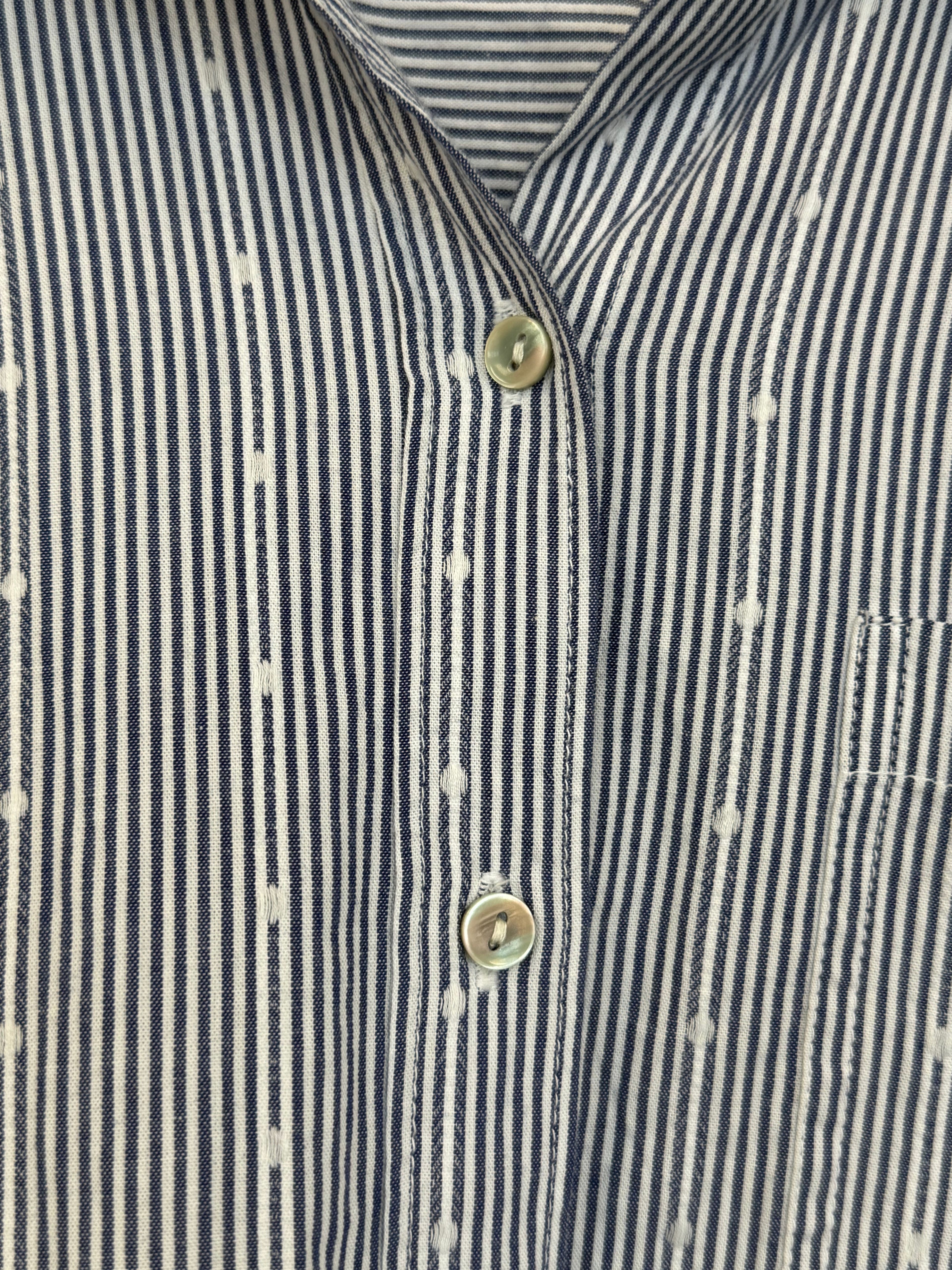 Lucky Brand Striped Embroidered Button Down Shirt - Image 3