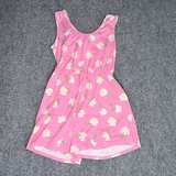Zunie Girls Pink Daisy Floral Romper - Image 8