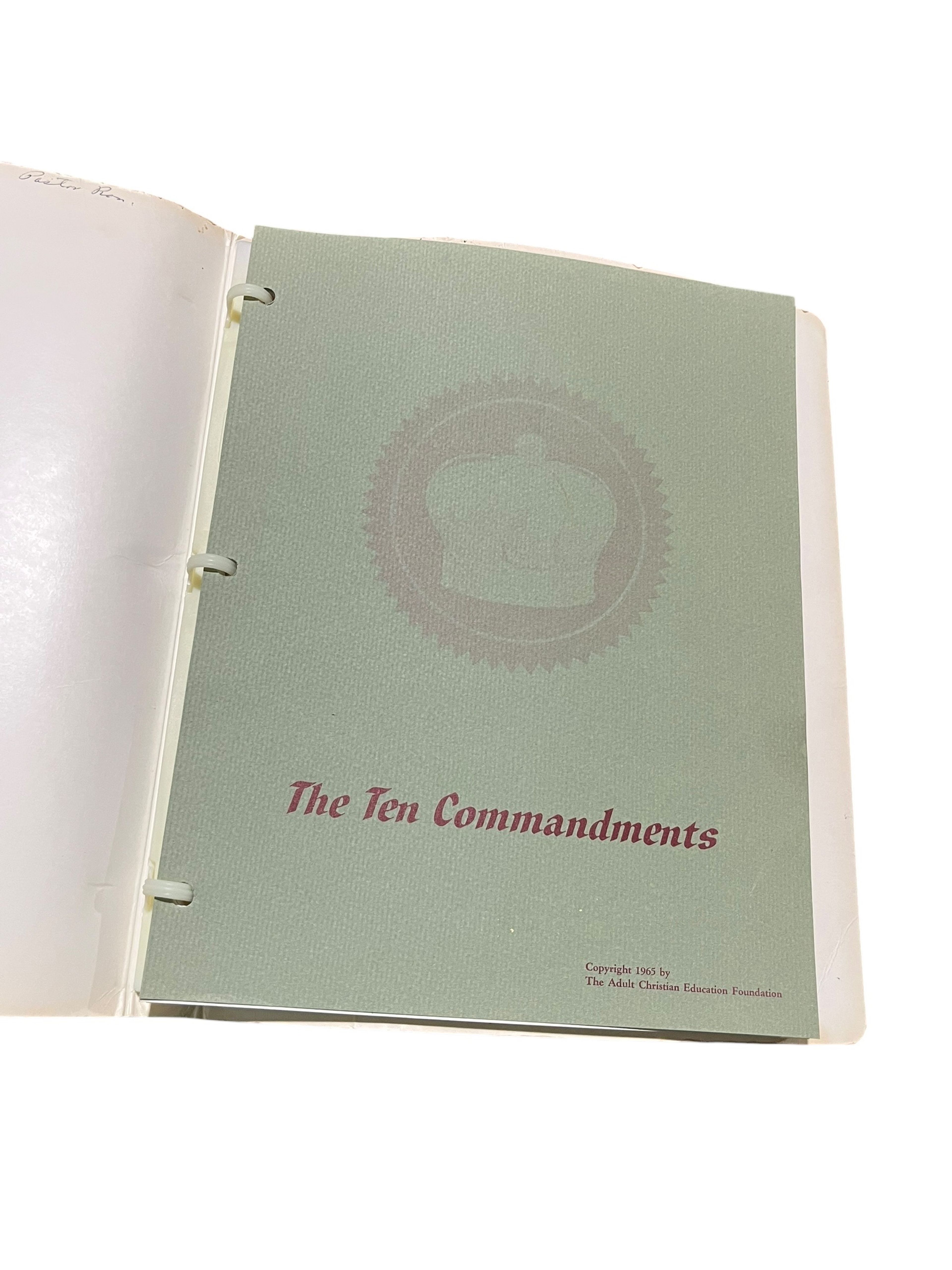 ACEF Christian Religious Study Binder Like Bethel Vintage 1965 - Image 10
