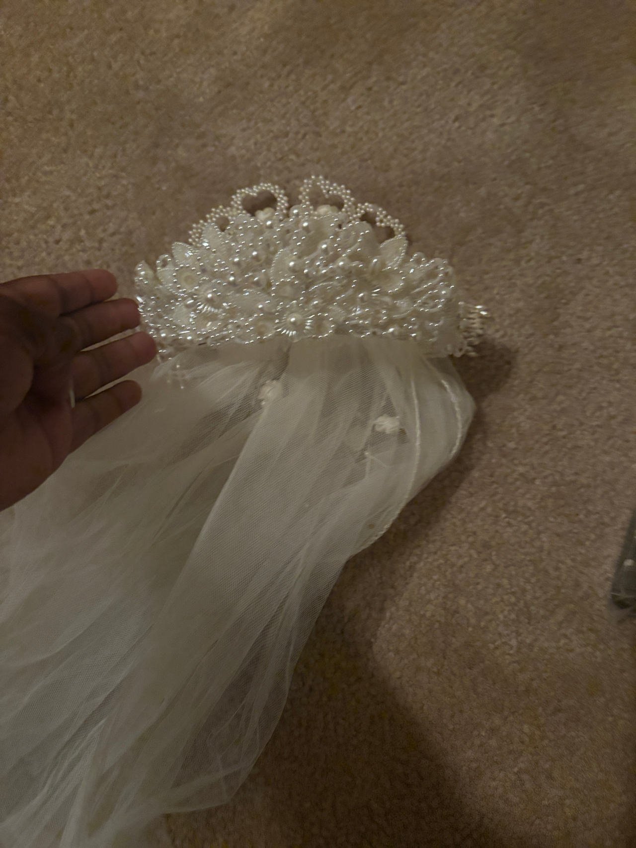 Bridal Tiara with Veil