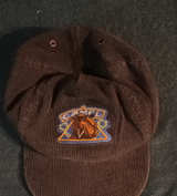 Vintage Camel Cigarettes Navy Corduroy Hat - Image 1