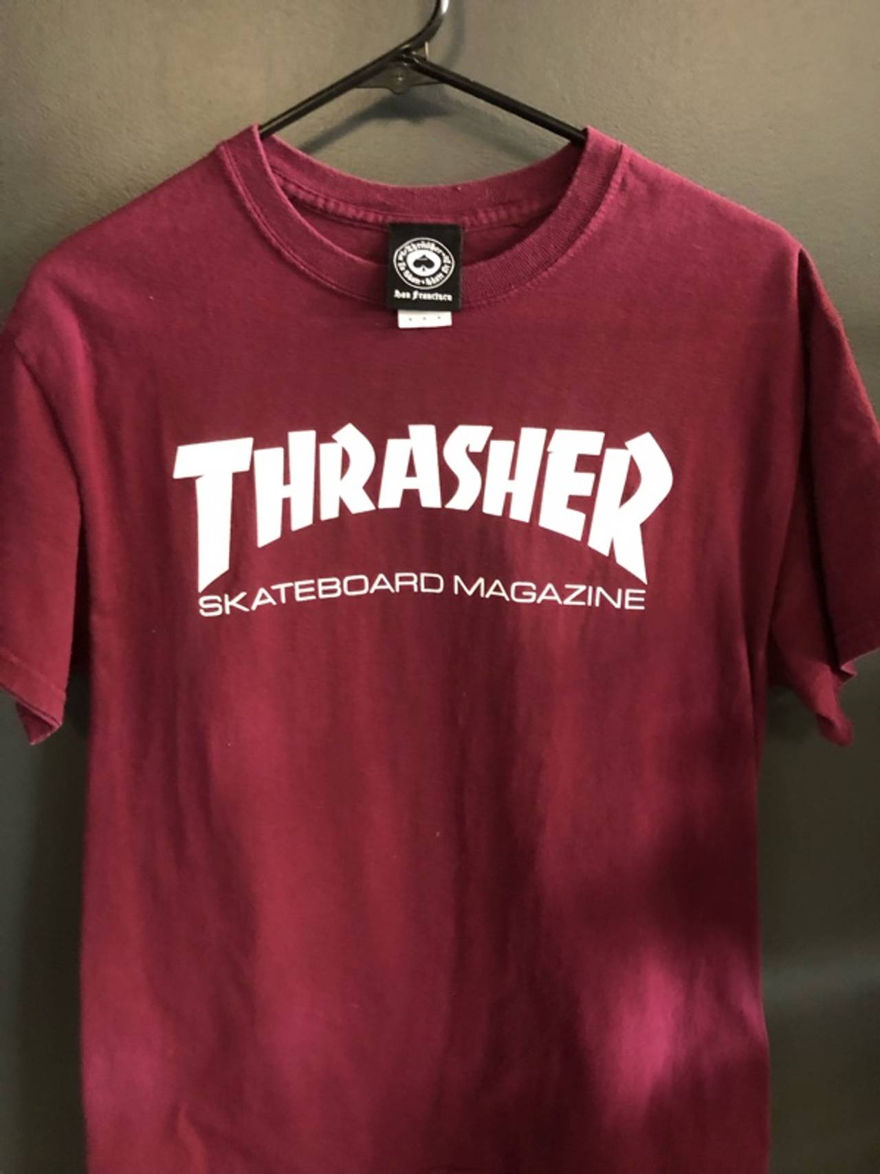 Thrasher Skate Magazine T-Shirt Maroon