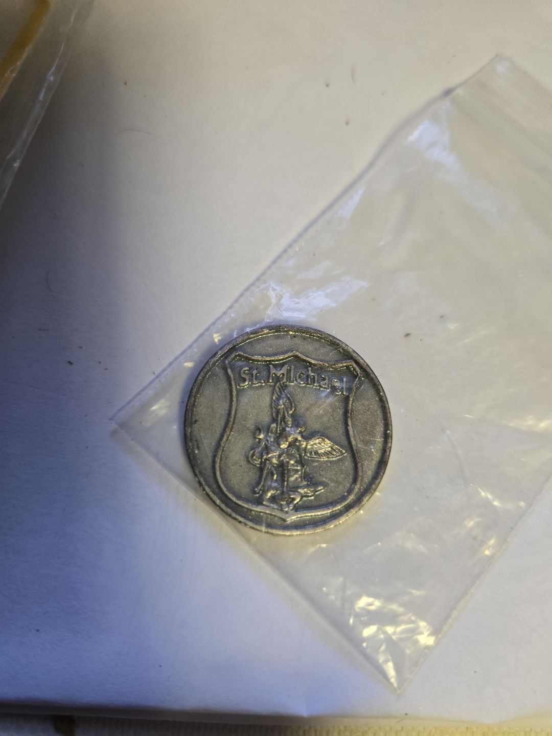 St. Michael Religious Pocket Medal Coin