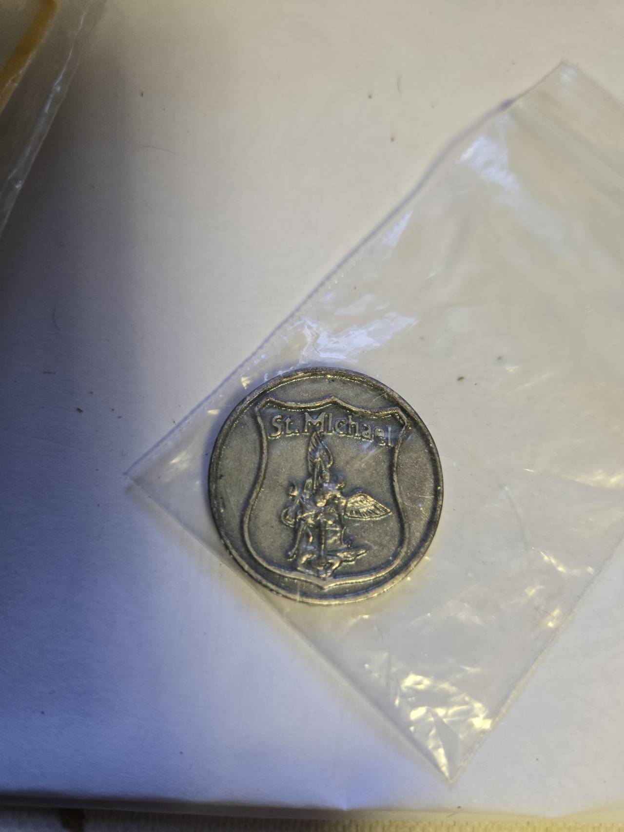 St. Michael Religious Pocket Medal Coin