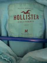 Hollister Light Blue Seagull Logo Hoodie - Image 2