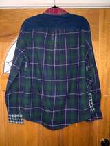 Tommy Hilfiger Patchwork Plaid Button Down Shirt Large - Image 3
