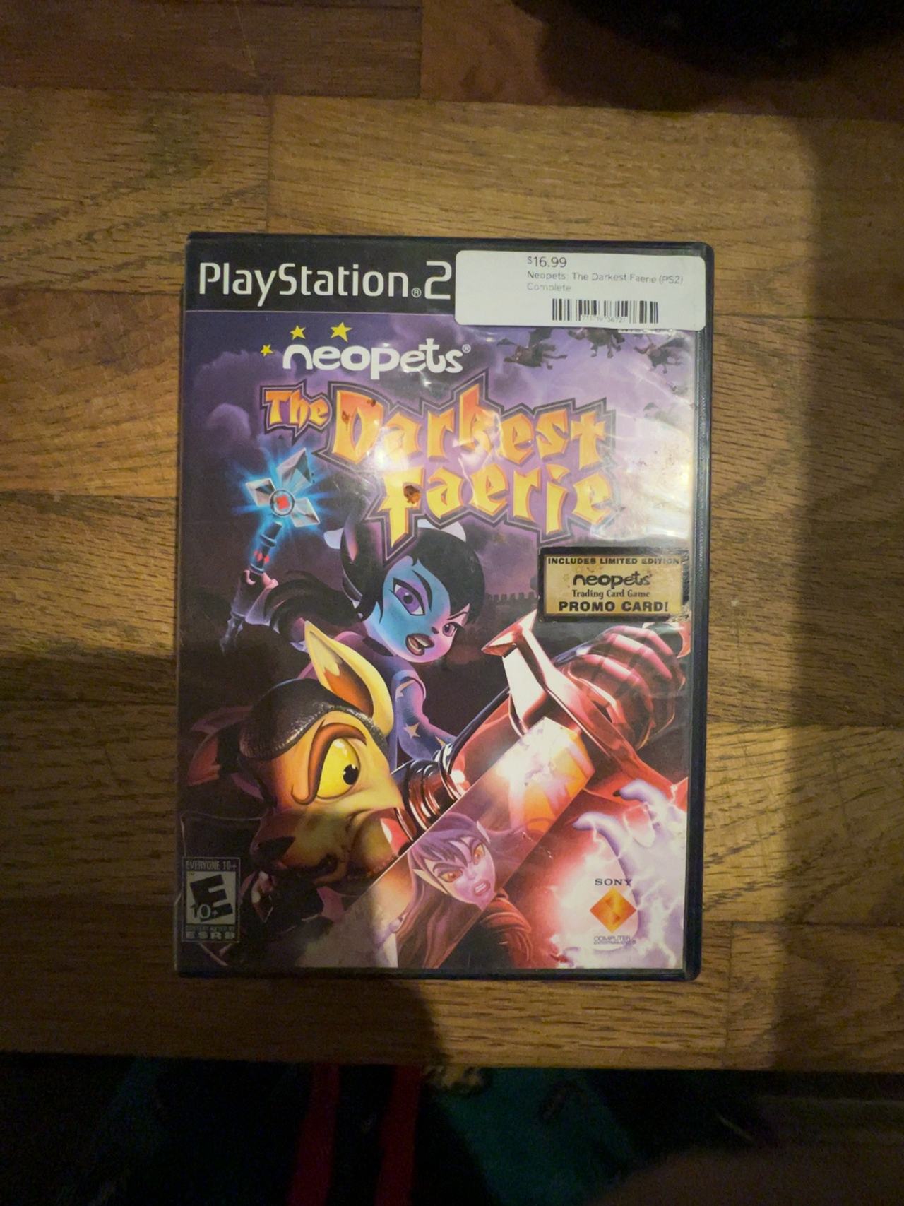 CIB Neopets: The Darkest Faerie (PlayStation 2) no playing card