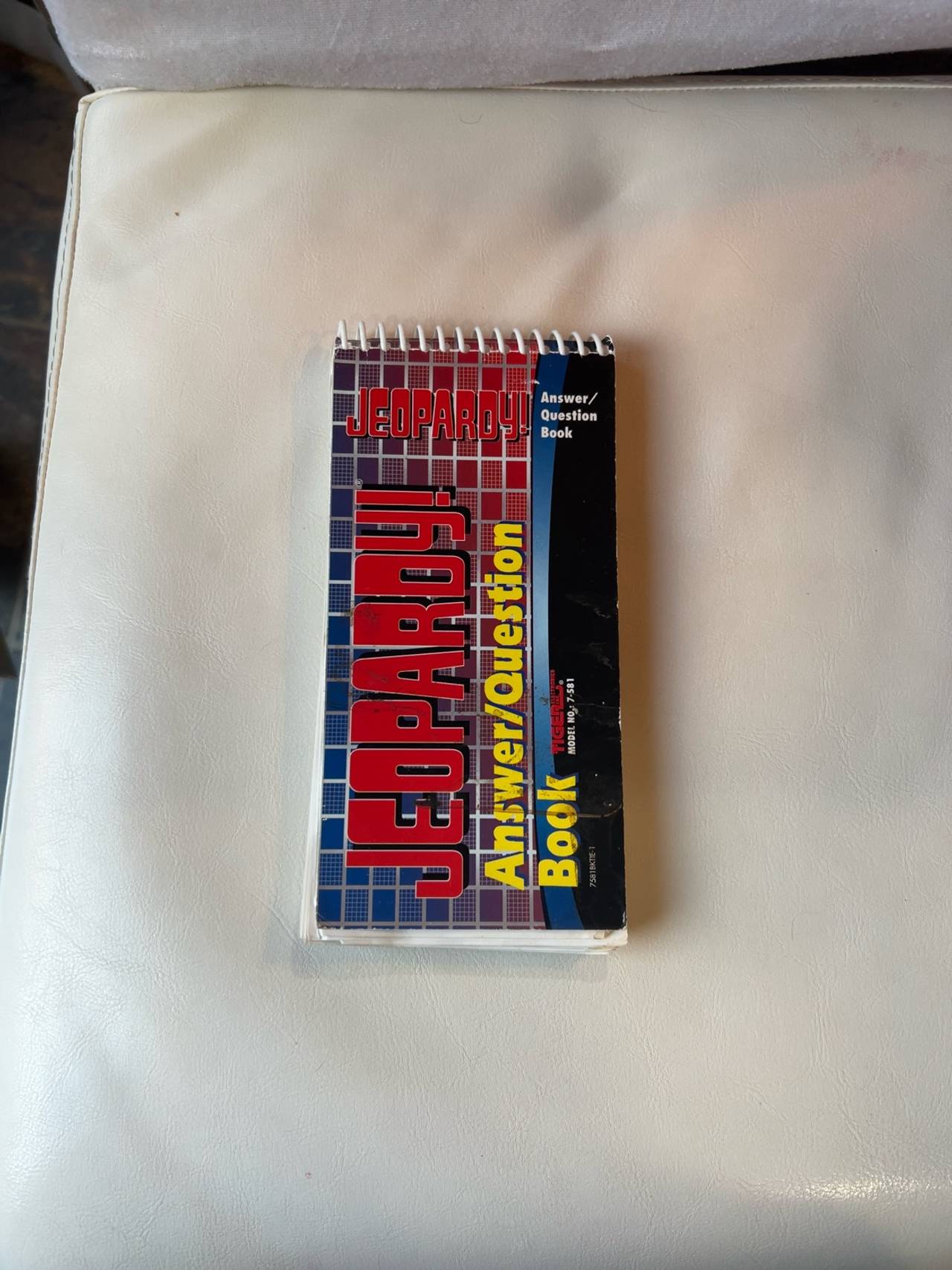 Tiger Electronics Jeopardy Handheld Electronic LCD Game Answer/Question Book