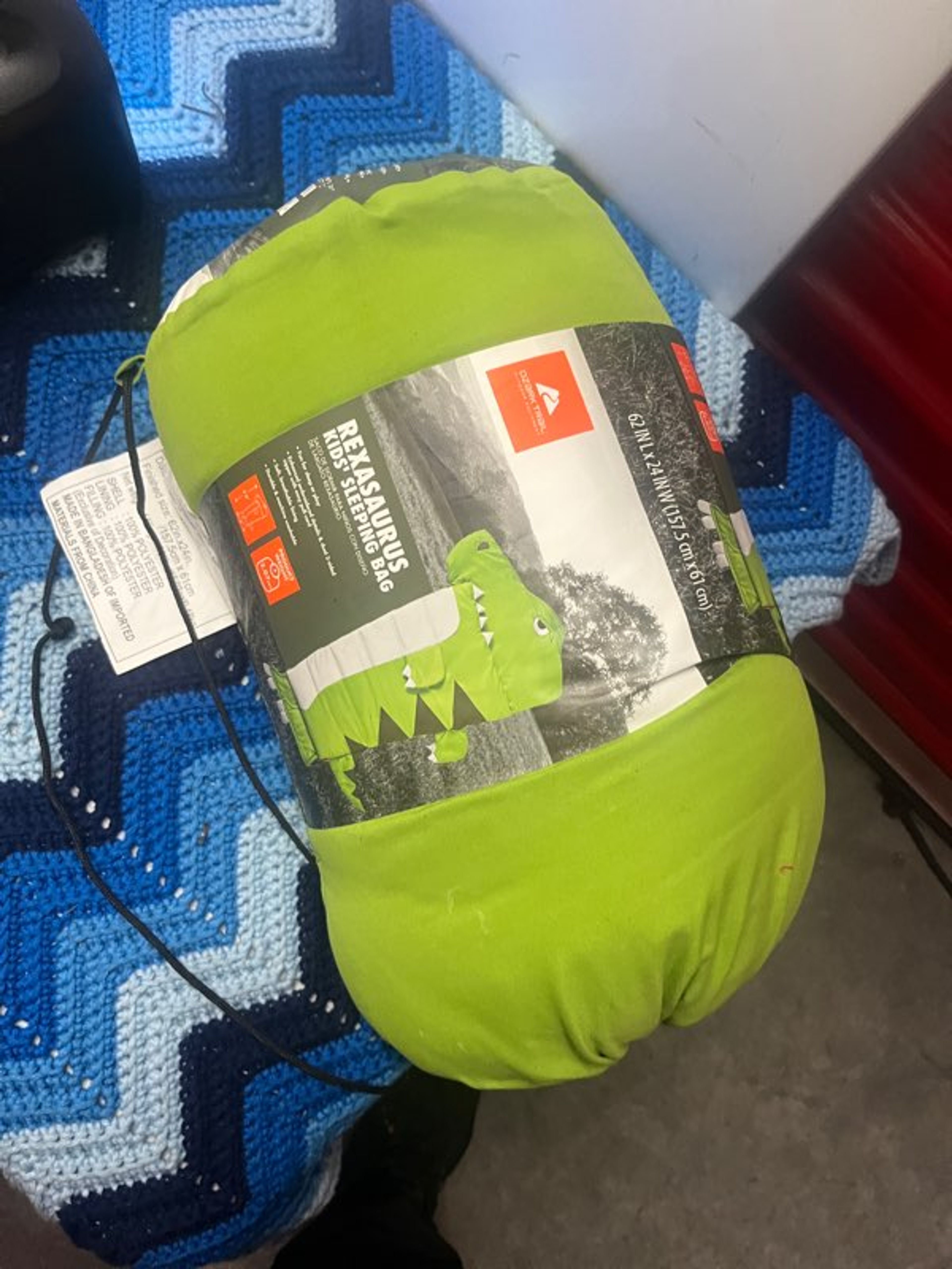 Ozark Trail Rexasaurus Kids' Sleeping Bag