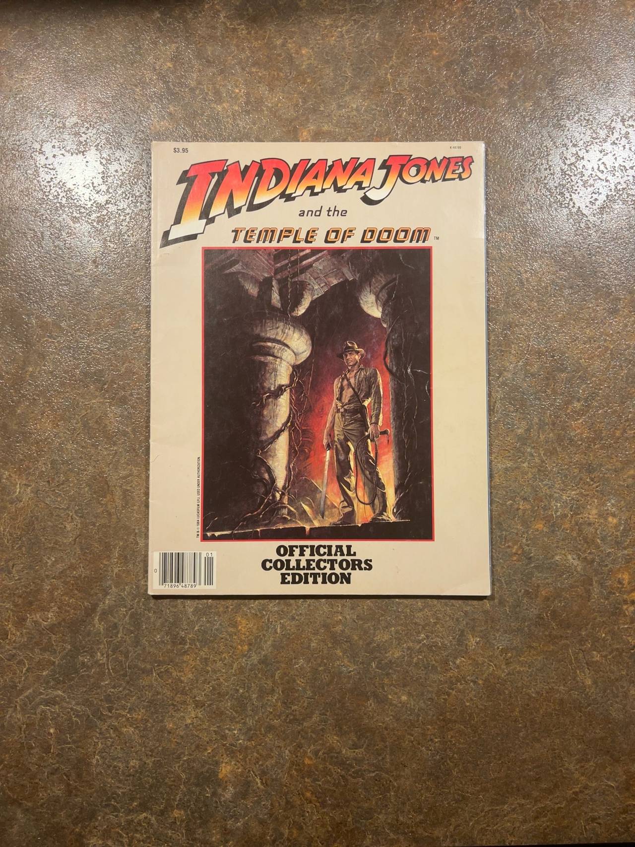 1984 Indiana Jones and the Temple of Doom Official Collectors Edition