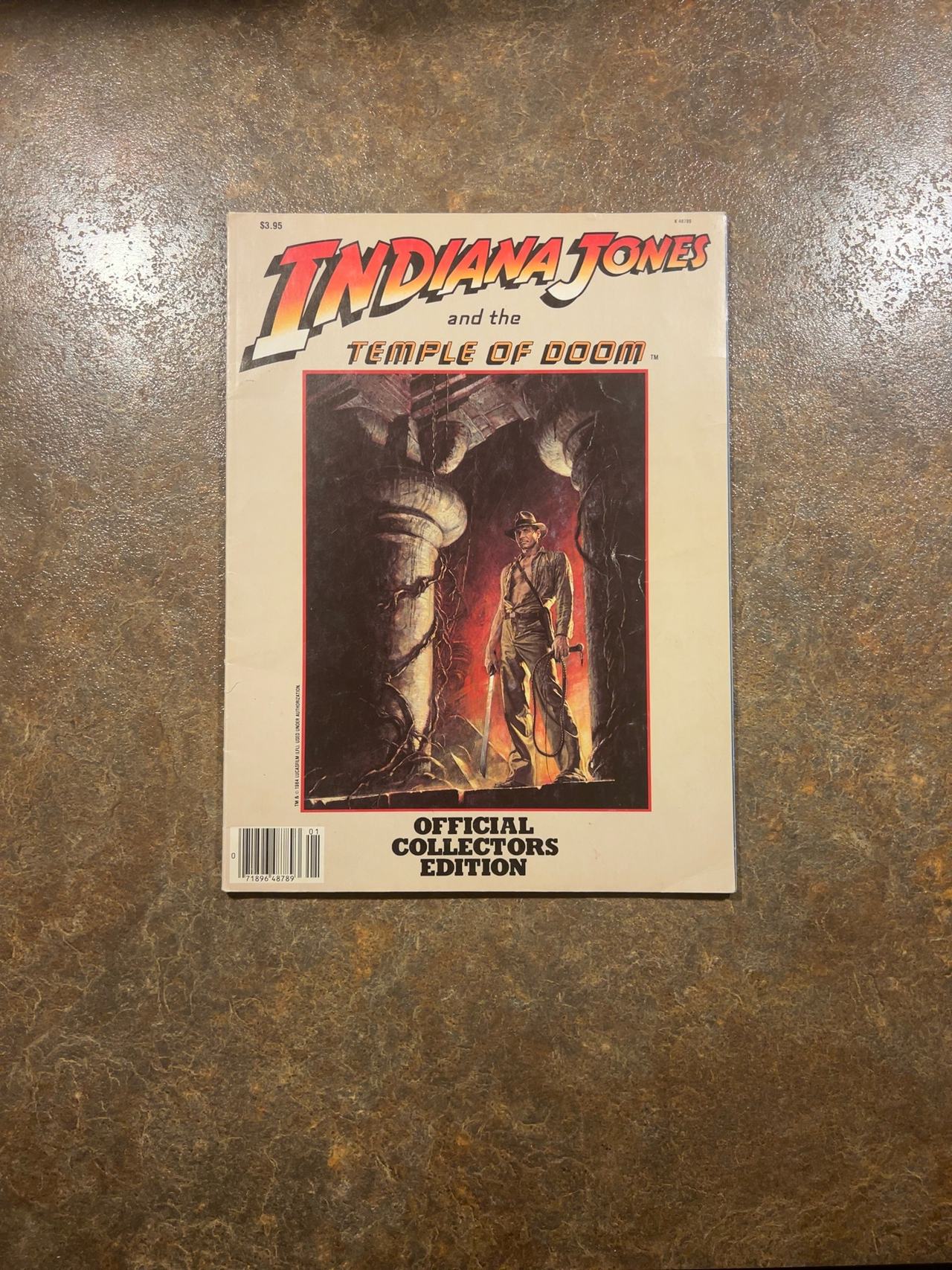 1984 Indiana Jones and the Temple of Doom Official Collectors Edition