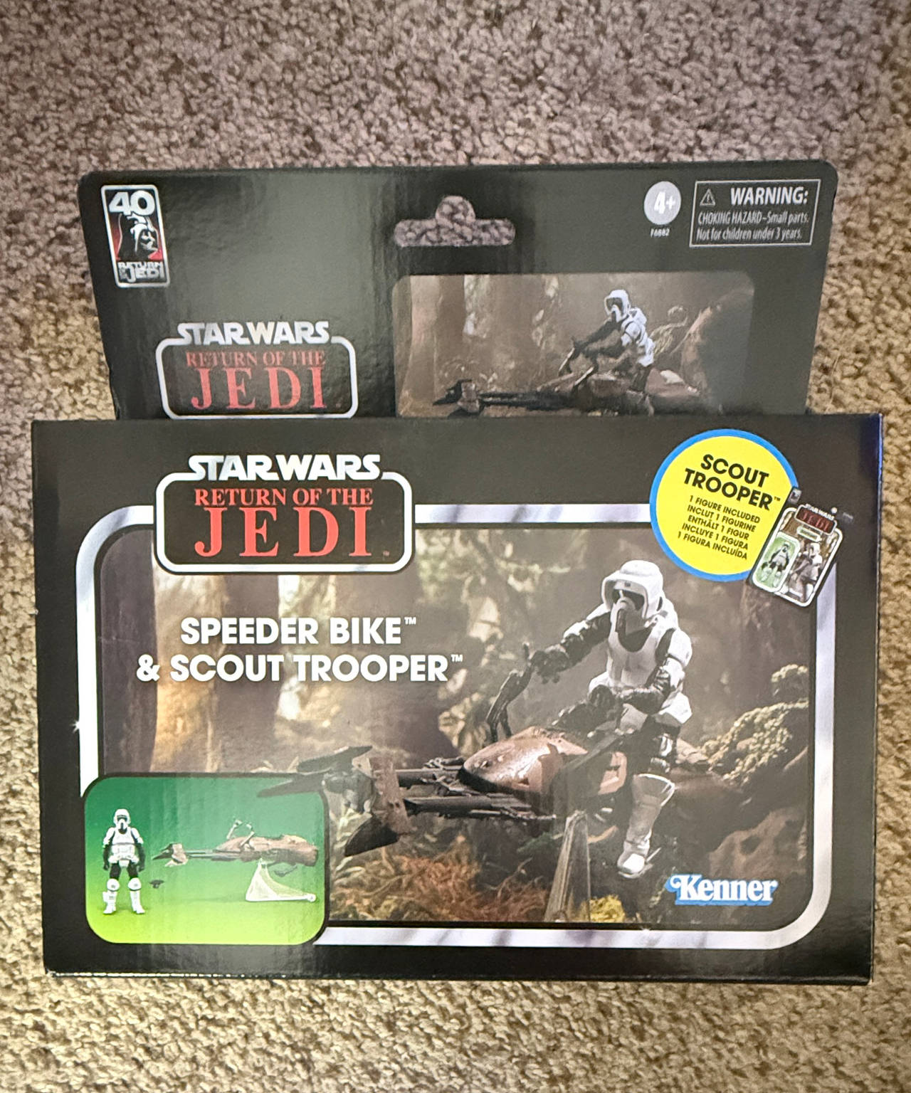 Star Wars The Black Series Speeder Bike & Scout Trooper 40th Anniversary Return of the Jedi