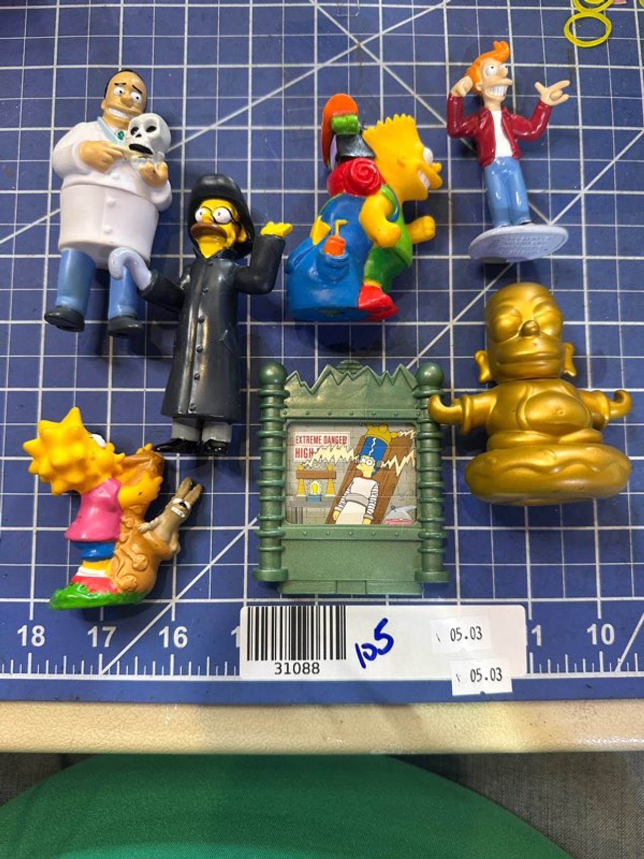 SIMPSONS vintage figure bundle 7 pcs. 105