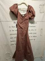 Faithfull the Brand Brown Polka Dot Midi Dress: 4 - Image 1