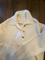 NWT Reformation Brooklyn Cotton Polo Sweater - Image 1
