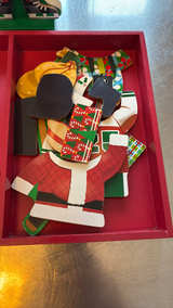 Wooden Santa Ice Skater Decoration - Image 3