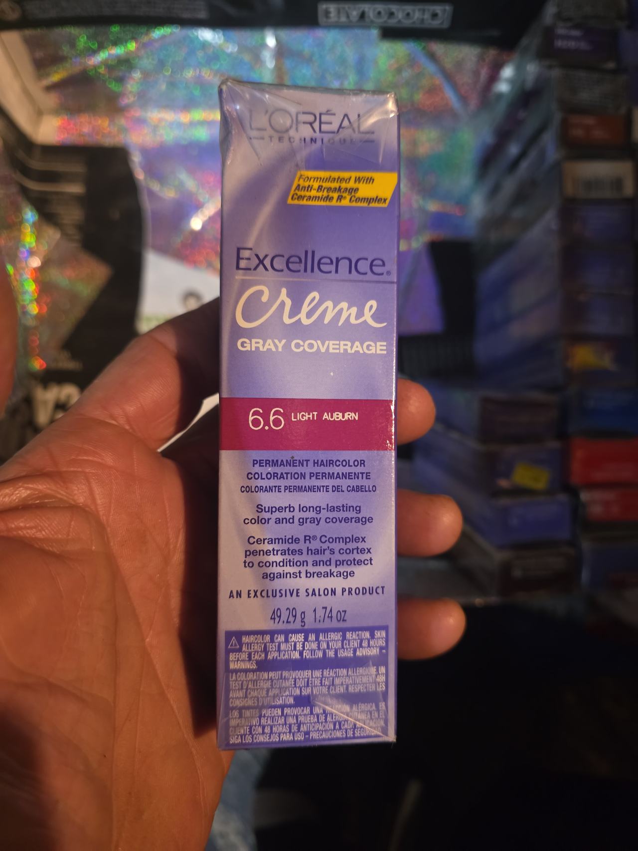 L'Oreal Technique Excellence Creme 6.6 Light Auburn