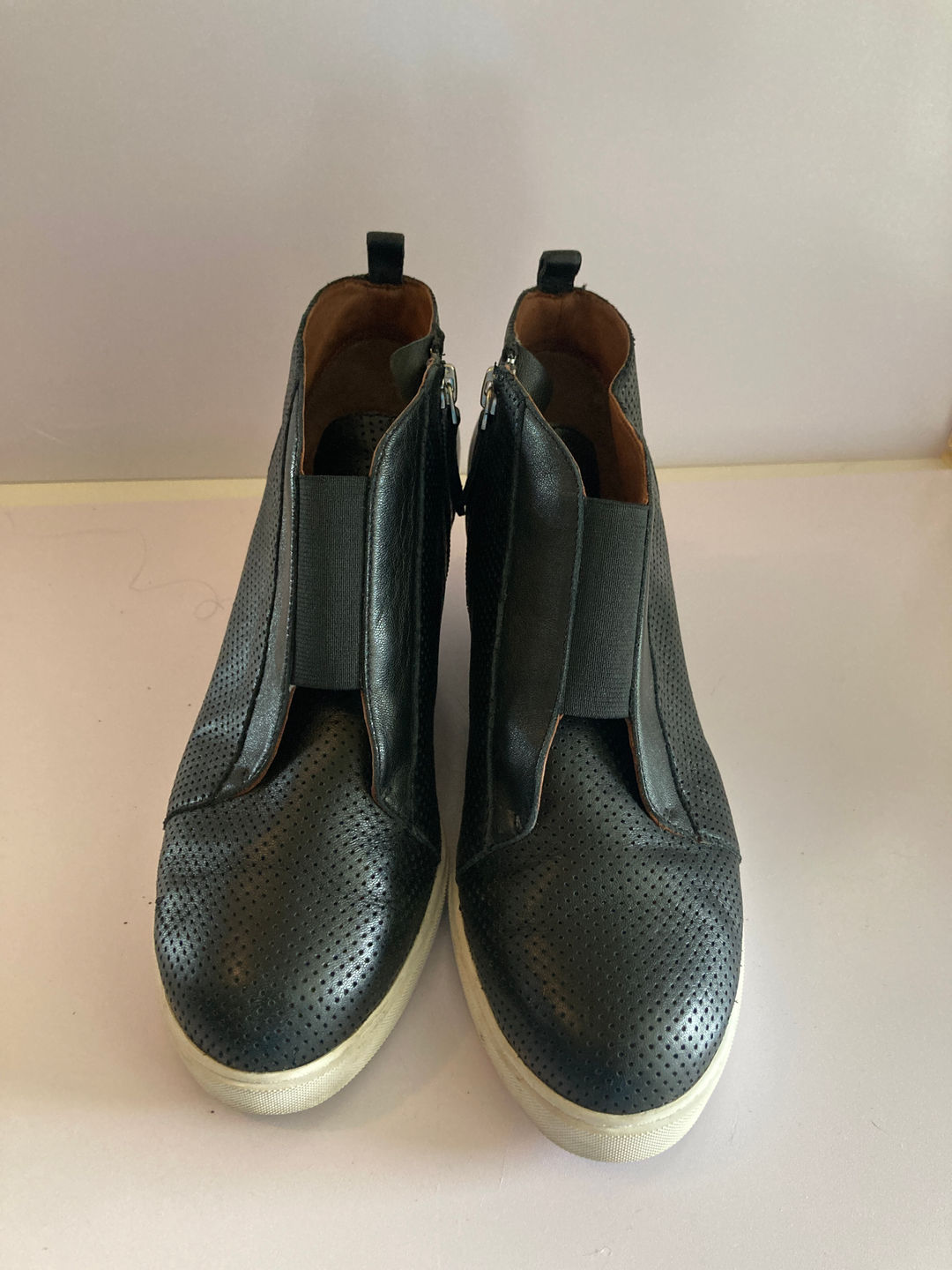 Slip-On Leather Sneakers
