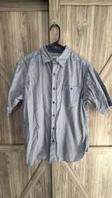 Medium blue Campia Moda Geometric Print Button Down Shirt Mens - Image 1