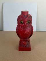 Vintage Eric Olsen Red Owl Statue 1968 - Image 3