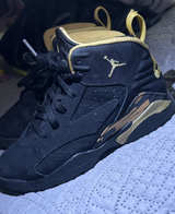 Jordan True Flight Black Metallic Gold - Image 1