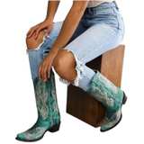 Corral Women's Embroidered Turquoise Cowgirl Boot - Image 2